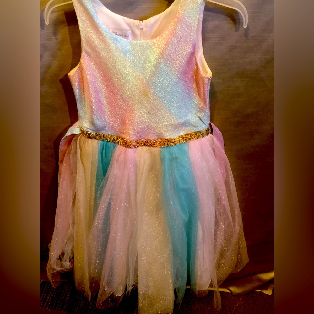 Rainbow 🌈 Unicorn little girls dress